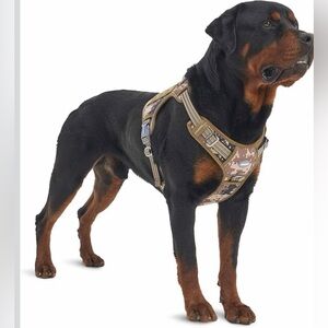 AUROTH Tactical Pet Harness for Large Dogs: No Pull Adjustable, Reflective